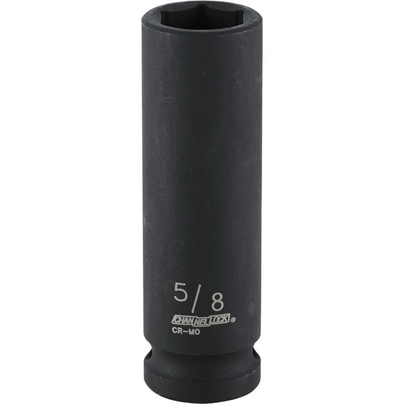 Channellock 313297 1/2 In. Drive 5/8 In. 6-Point Deep Standard Impact Socket