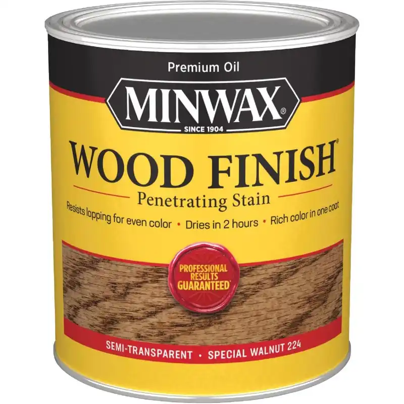 Minwax 70006444 Wood Finish Penetrating Stain Special Walnut 1 Qt.