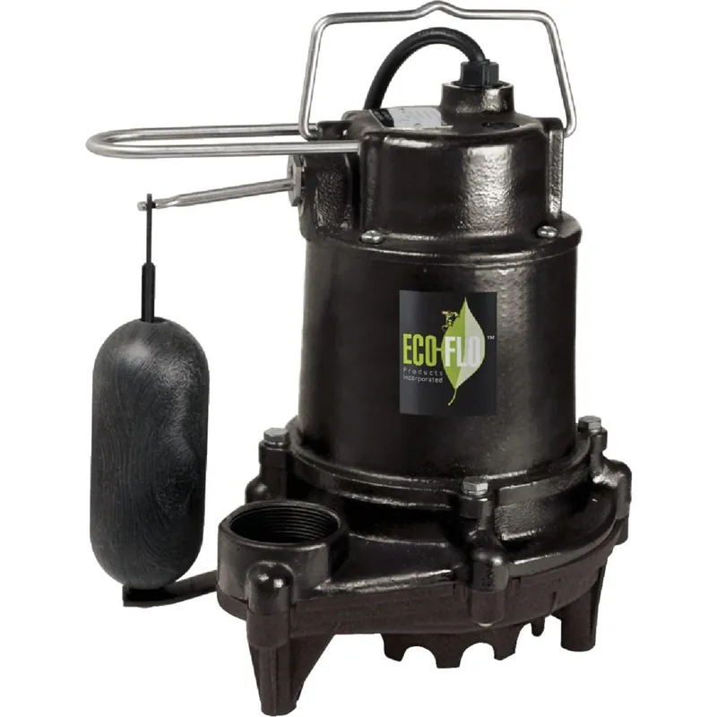ECO-FLO EFSA33 1/3 HP High Efficiency Cast Iron Submersible Sump Pump