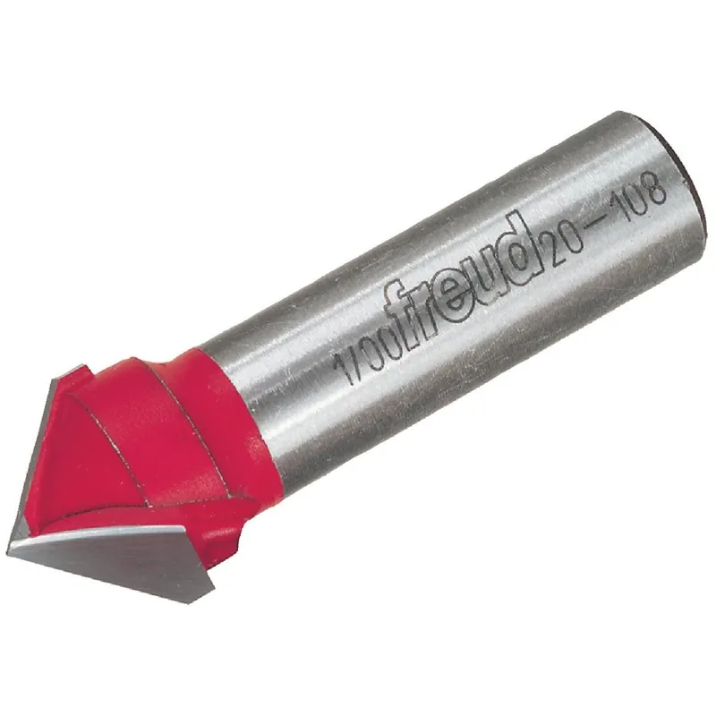 Freud 20-108 Carbide Tip V-Groove Bit