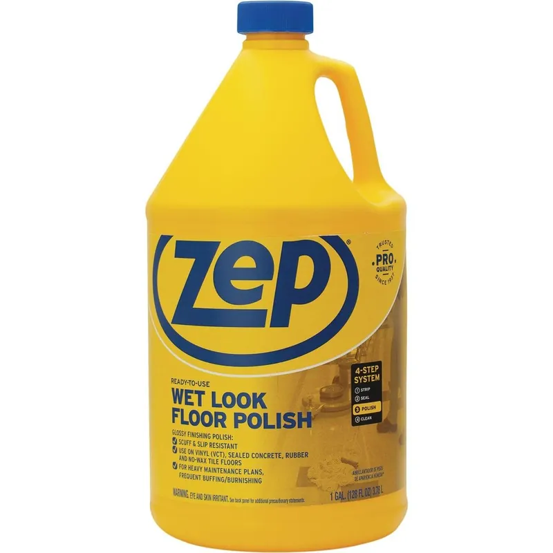 Zep ZUWLFF128 Wet Look Vinyl Floor Polish 1 Gal.