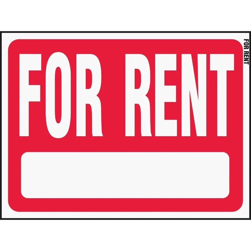 Hy-Ko RS-603 Plastic Sign For Rent