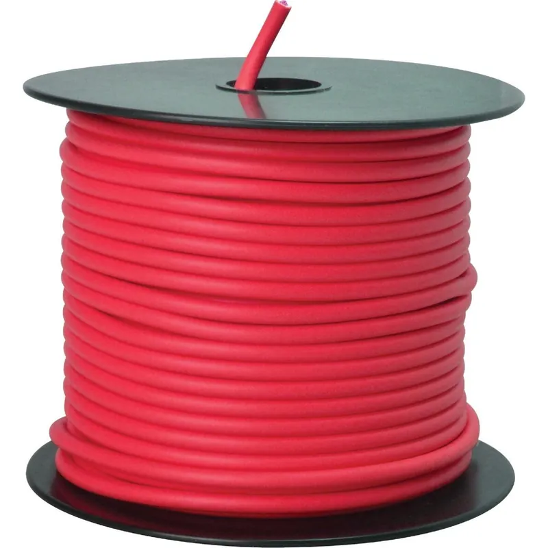 Road Power 55671523 100 Ft. 12 Ga. PVC-Coated Primary Wire Red
