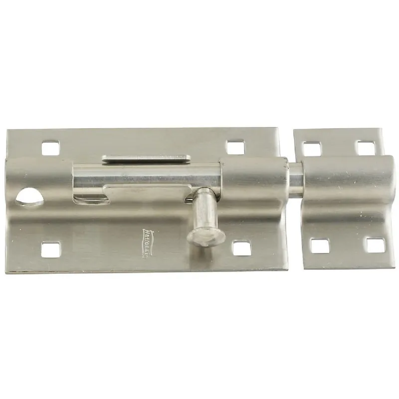 National N342477 5 In. Stainless Steel Door Barrel Bolt