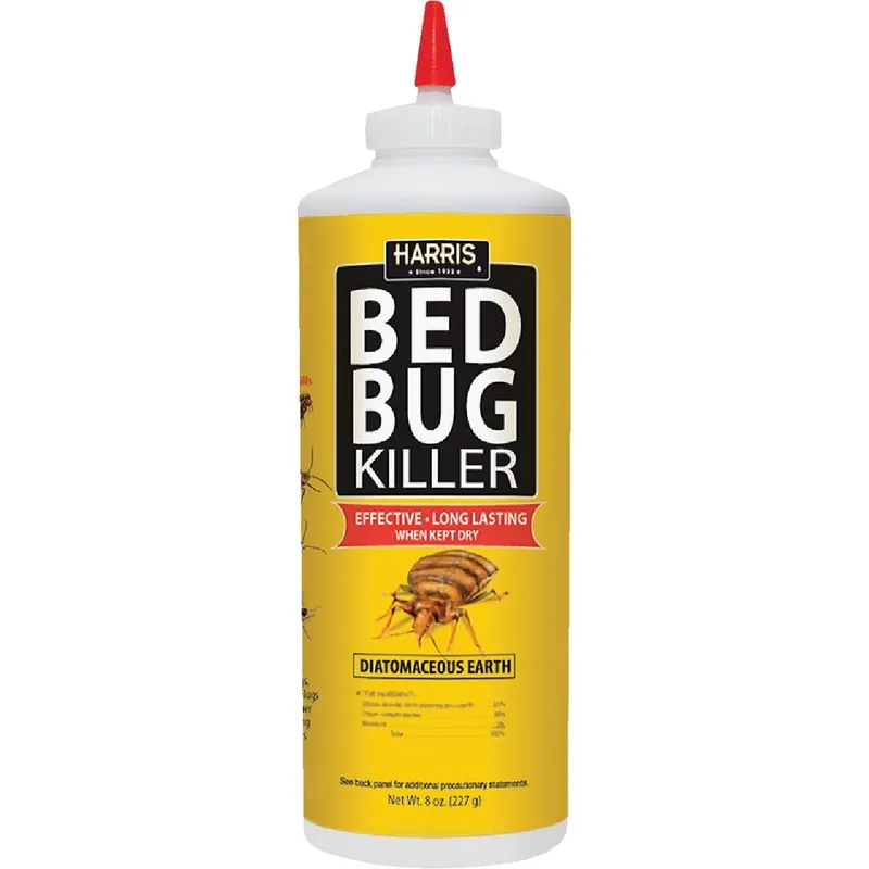 Harris HDE-8 PFHHDE-8 8 Oz. Powder Diatomeceous Earth Bedbug Killer