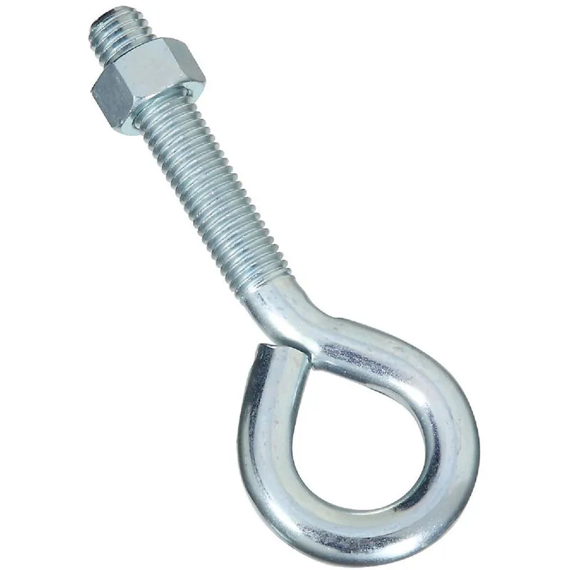 National N347-666 Eye Bolt 5/8 In. x 6 In. Zinc with Hex Nut