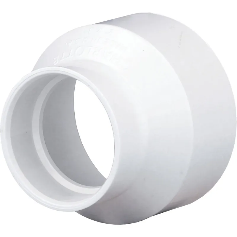 Charlotte Pipe PVC001021000HA 3 In. Hub x 2 In. Hub Schedule 40 DWV Reducing PVC Coupling