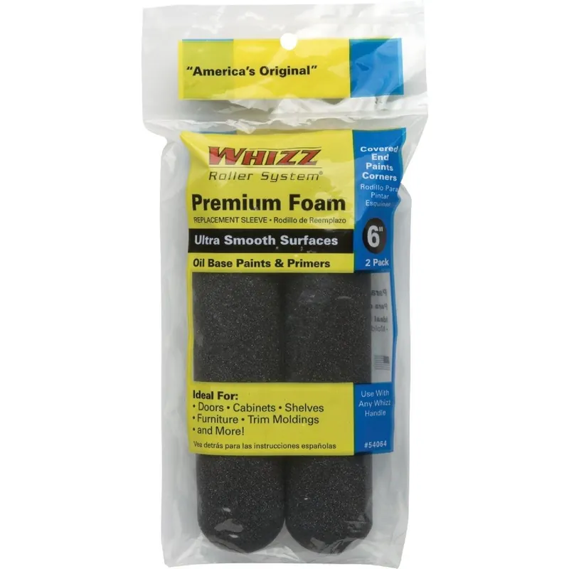 Whizz 54064 Mini Roller Cover 6 In. x 1/4 In. (2-Pack) Replacement MPN