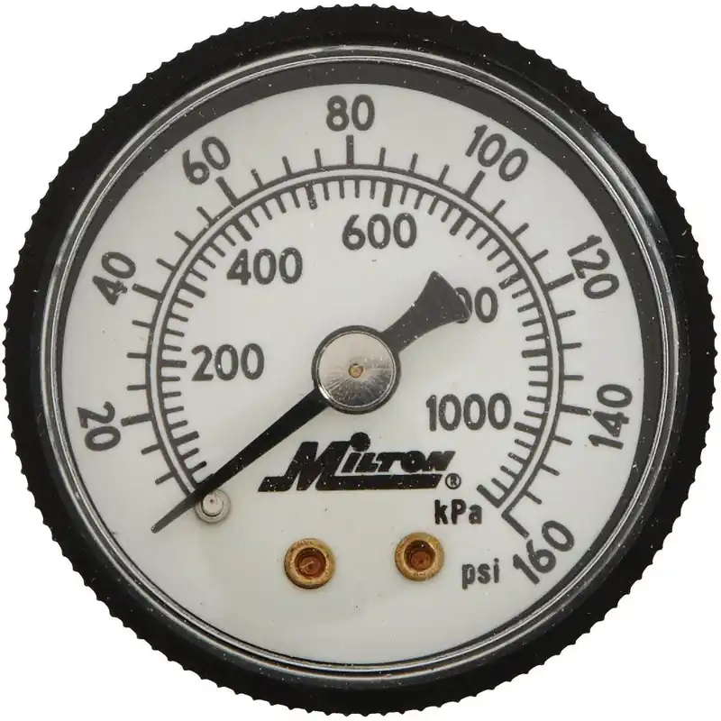 Milton 1189 Mini Pressure Gauge 1/8 In. NPT Back Mount