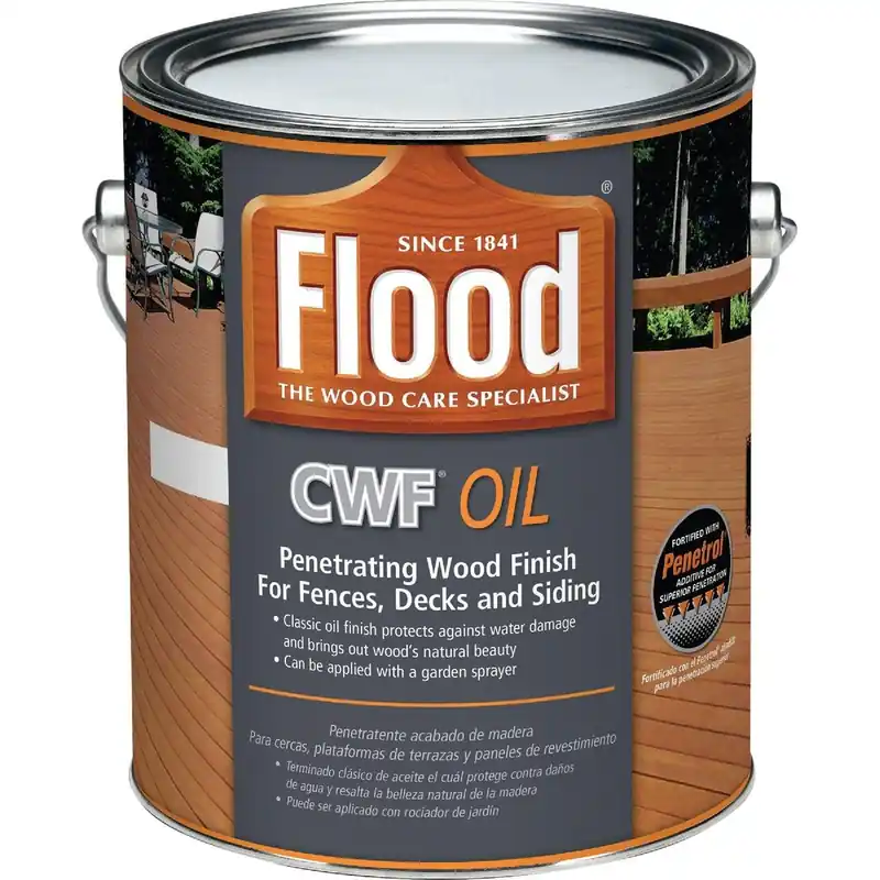 Flood FLD44701 CWF Penetrating Alkyd/Oil Natural Wood Finish Natural 1 Gal.