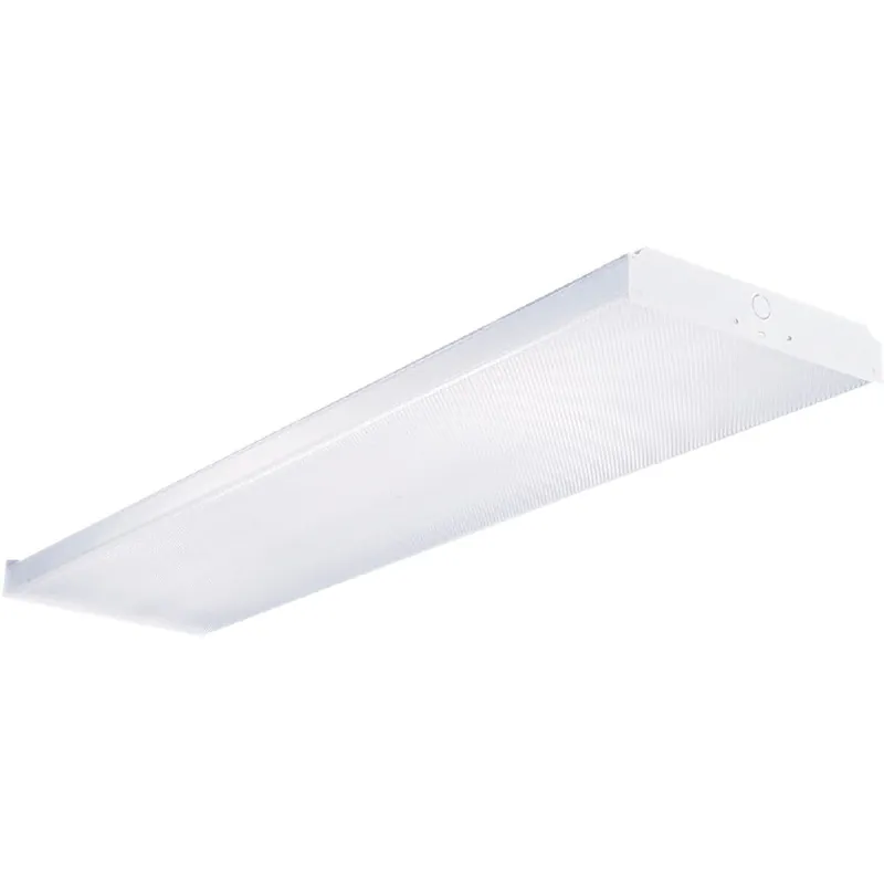 Metalux WN432R 4 Ft. 4-Bulb Fluorescent Wraparound Ceiling Light Fixture