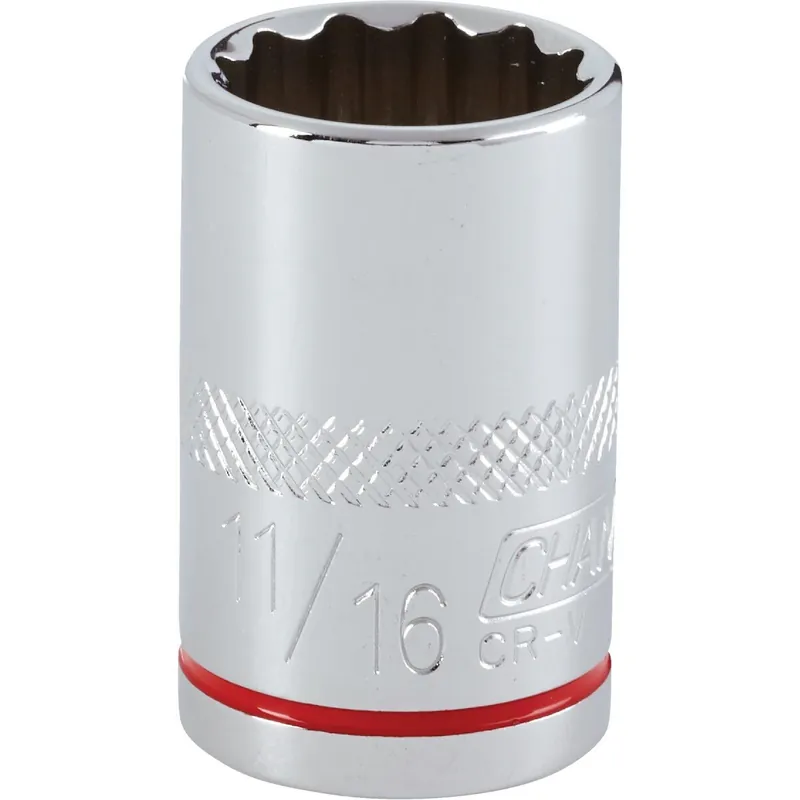 Channellock 333115 1/2 In. Drive 11/16 In. 12-Point Shallow Standard Socket