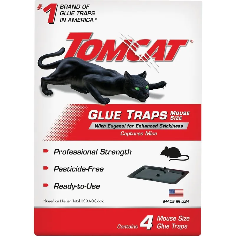 Tomcat 0362310 Glue Mouse Trap (4-Pack)