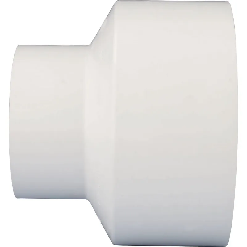 Charlotte Pipe PVC001021200HA 4 In. Hub x 2 In. Hub Schedule 40 DWV Reducing PVC Coupling