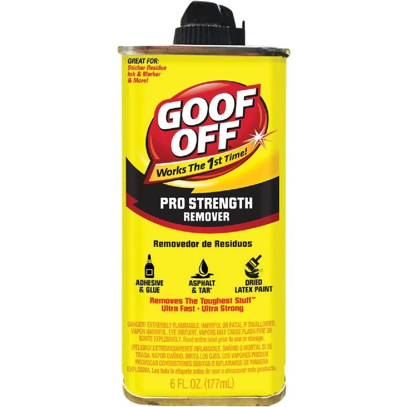 Goof Off FG661 Dried Paint Remover 6 Oz. Pro Strength