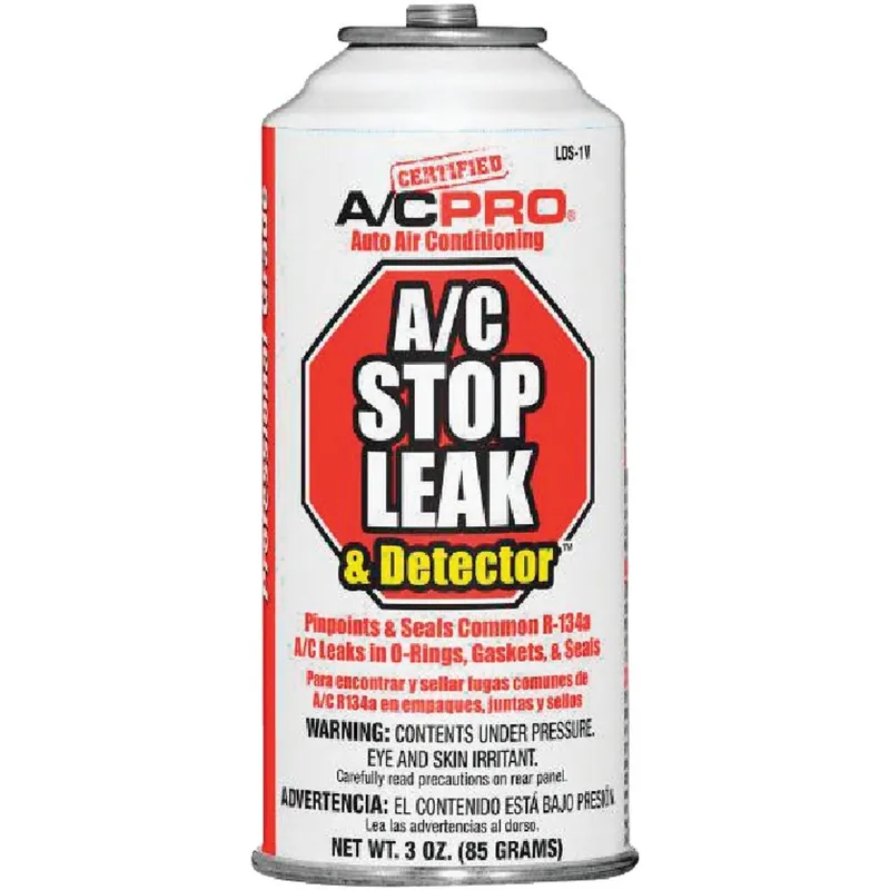 Quest LDS101-1 R-134a Refrigerant with Stop Leak & Detector