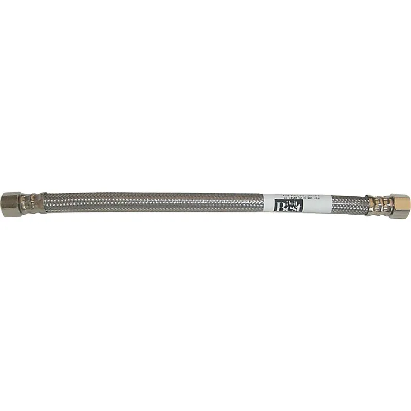 B&K 496-034 MUE496-034 3/8 In. C x 3/8 In. C x 24 In. L Stainless Steel Faucet Connector