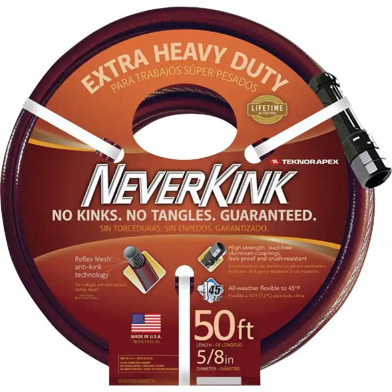 Teknor Apex 8644-50 Neverkink 5/8 In. Dia. x 50 Ft. L. Extra Heavy-Duty Garden Hose