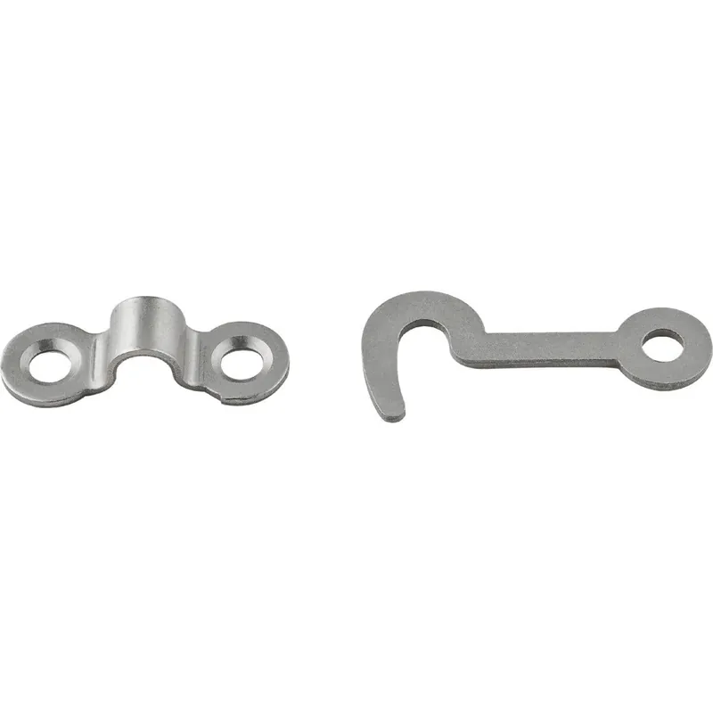 National N211017 Satin Nickel Decorative Hook and Staple (2 Count)