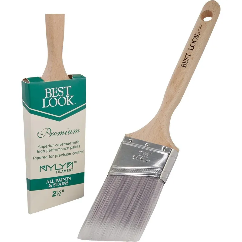 Best Look DIB422-250 Premium 2.5 In. Angle Nylyn Paint Brush