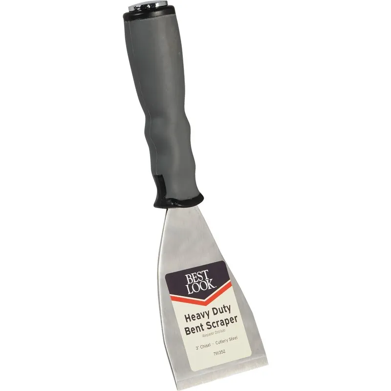 Best Look BS3-DIB 3 In Bent Scraper with Threaded Handle