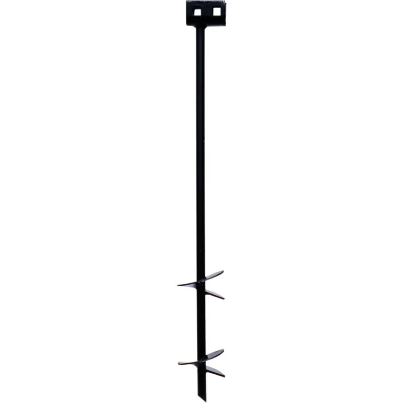 Tie Down 59095L Tie Down 4 In. x 30 In. Black Iron Double Head Earth Anchor
