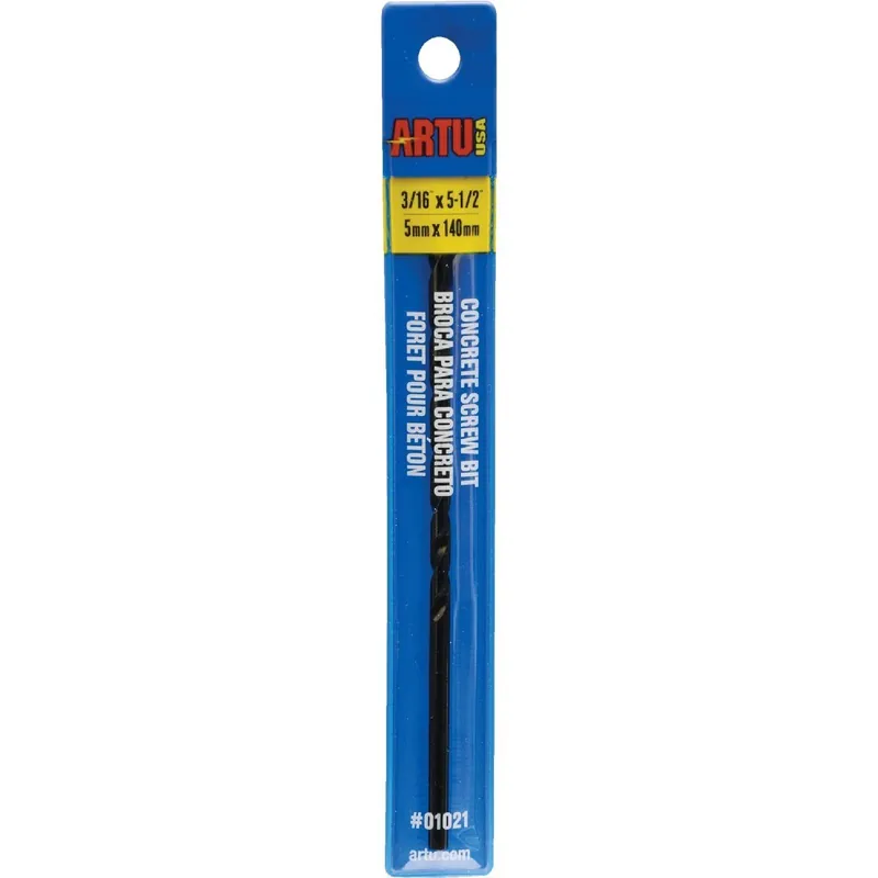 ARTU 01021 3/16 In. x 5-1/2 In. Masonry Drill Bit