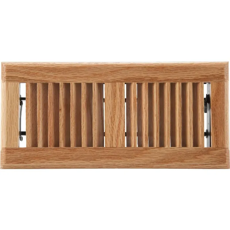 Home Impressions WF0410L0 4 In. x 10 In. Light Oak Floor Register
