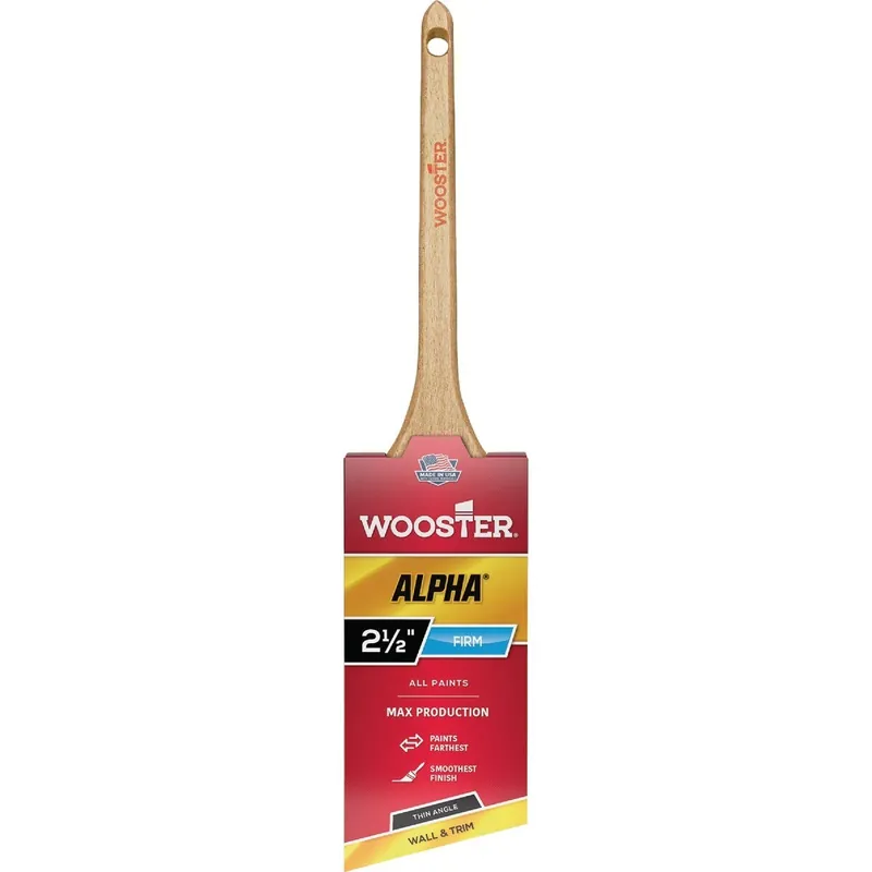 Wooster Brush 4230-21/2 Wooster Alpha 2-1/2 In. Thin Angle Sash Paint Brush