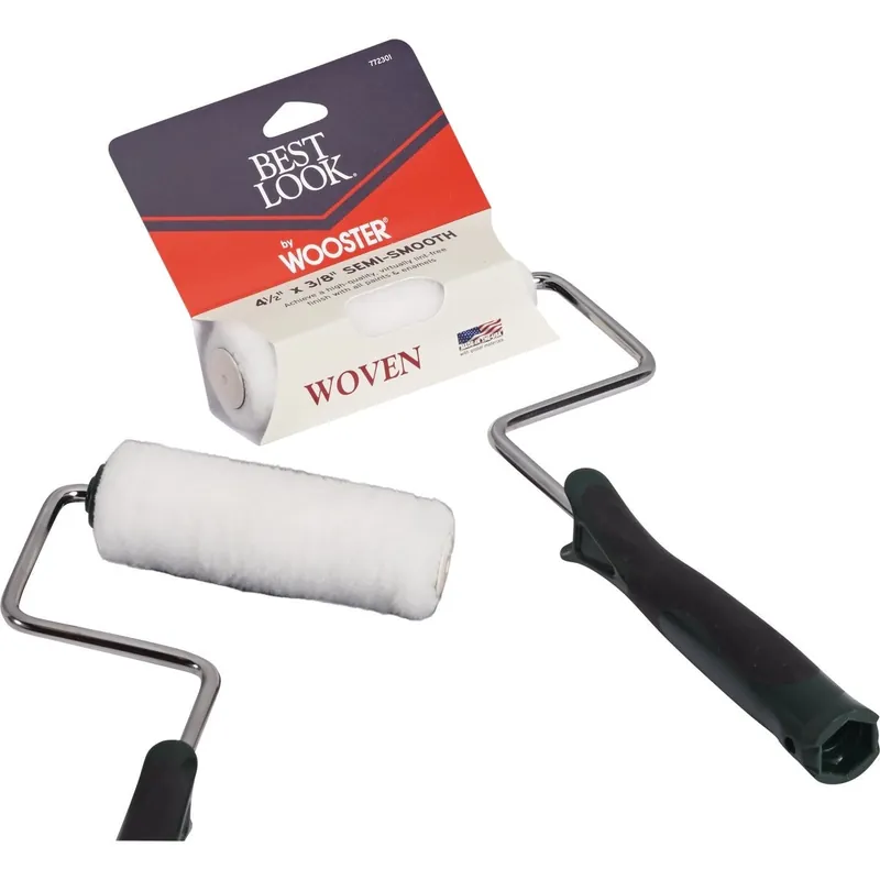Best Look DR457-41/2 Mini Woven Paint Roller Cover & Frame