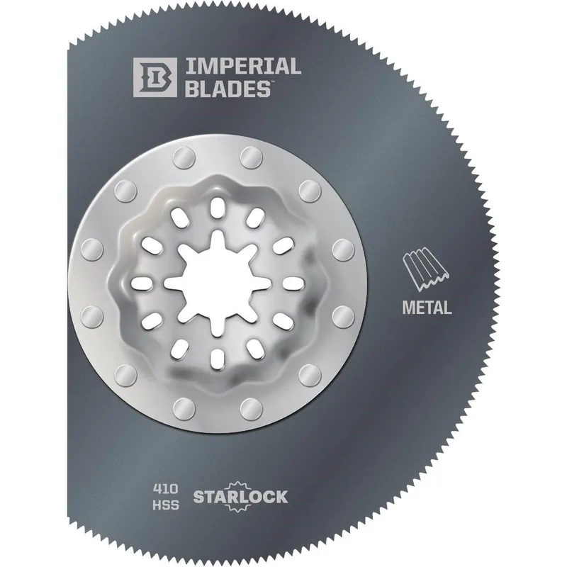 Imperial Blades IBSL410-1 Starlock 3-1/3 In. 20 TPI Segmented Wood/Nail Oscillating Blade