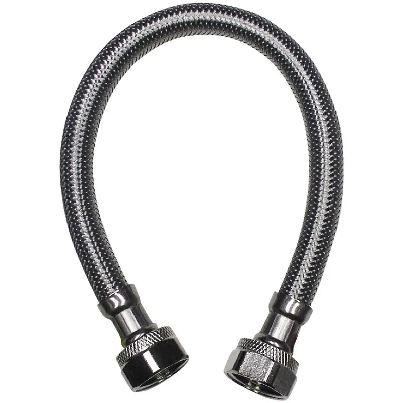 B&K 496-014 1/2 In. F X 1/2 In. F X 24 In. L Stainless Steel Faucet Connector