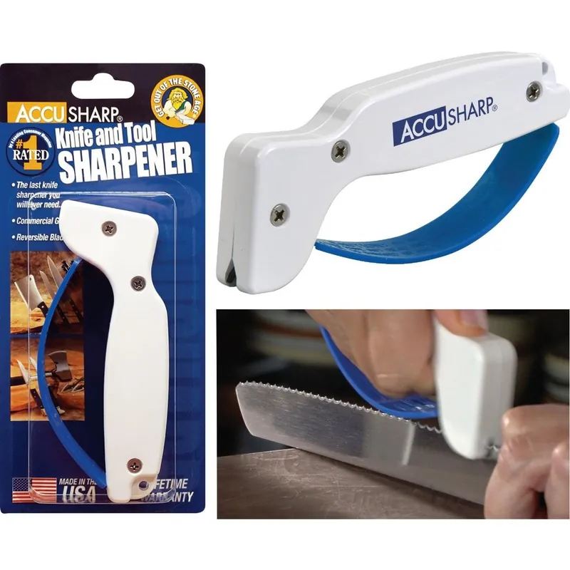 AccuSharp 001 Groove Diamond-Honed Carbide Blade Knife & Tool Sharpener
