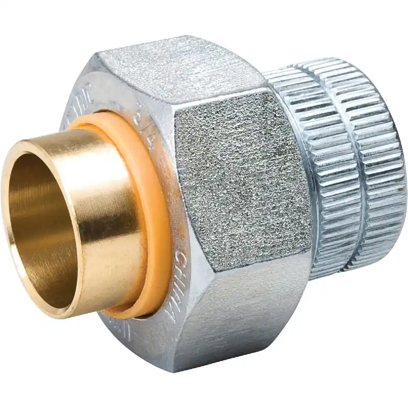 ProLine 168-004NL 3/4 In. FIPS x 3/4 In. Copper Sweat Brass Galvanized Dielectric Union