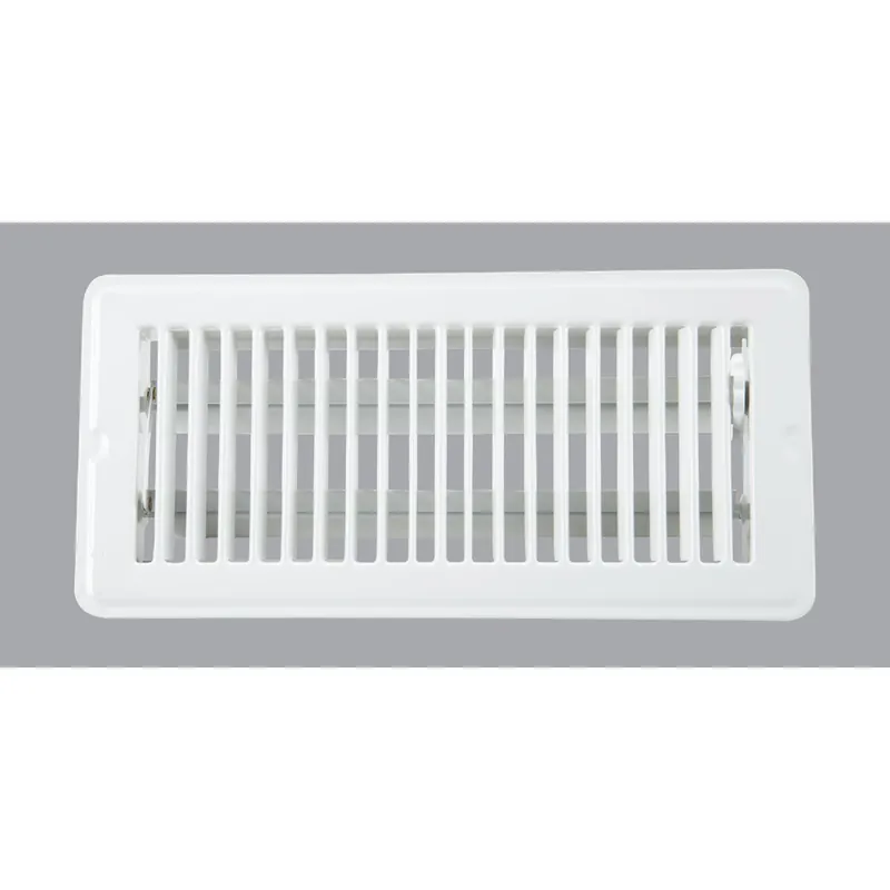 Home Impressions 1FL0410WH-NH 4 In. x 10 In. White Steel Floor Register