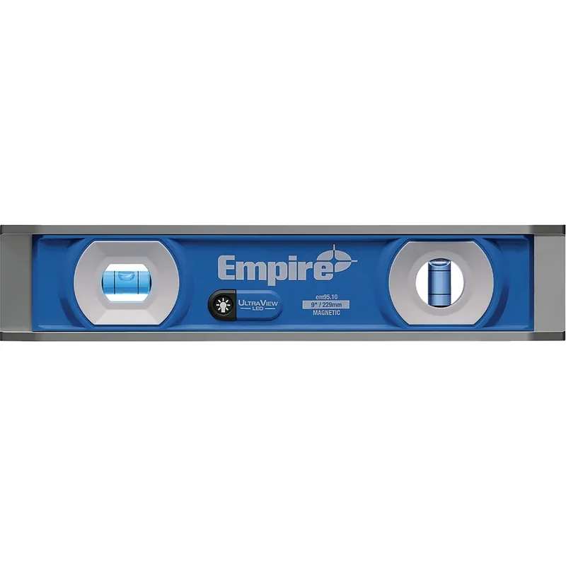 Empire EM95.10 Aluminum Magnetic UltraView LED Torpedo Level