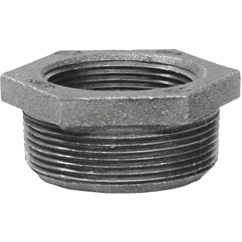 Anvil 8700129755 2 In. x 1/2 In. Hexagon Black Iron Bushing