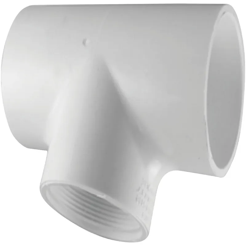 Charlotte Pipe PVC024011600HA 2 In. Solvent Weld x FIP Schedule 40 PVC Tee