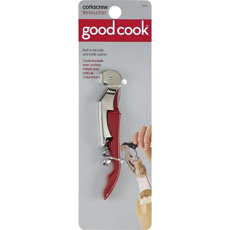 Goodcook 12552 Waiter's Corkscrew Bottle Opener