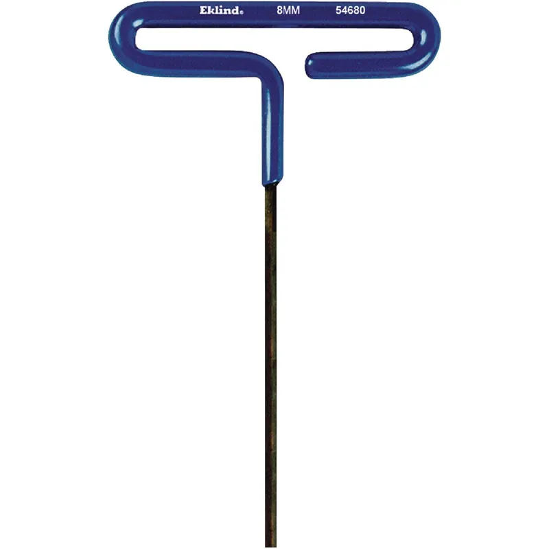 Eklind 54680 T Shaped Hex Key Cush Grip Hex T-Key 8MM - 6 Arm