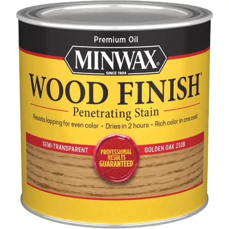 Minwax 221024444 Wood Finish Penetrating Stain Golden Oak 1/2 Pt.