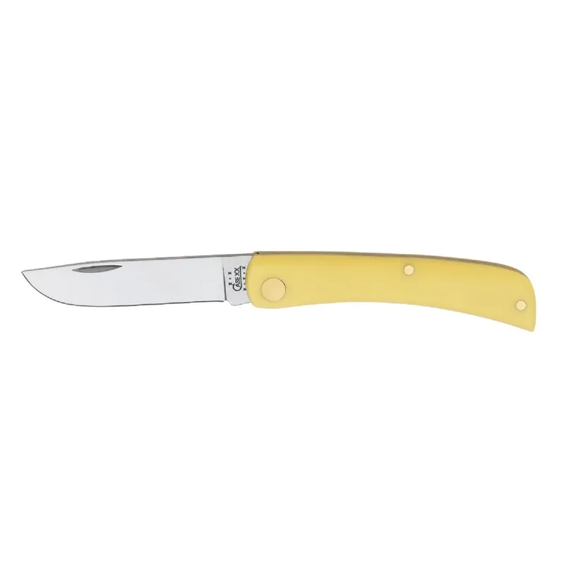 Case 032 Yellow Sod Buster Jr. Folding Knife