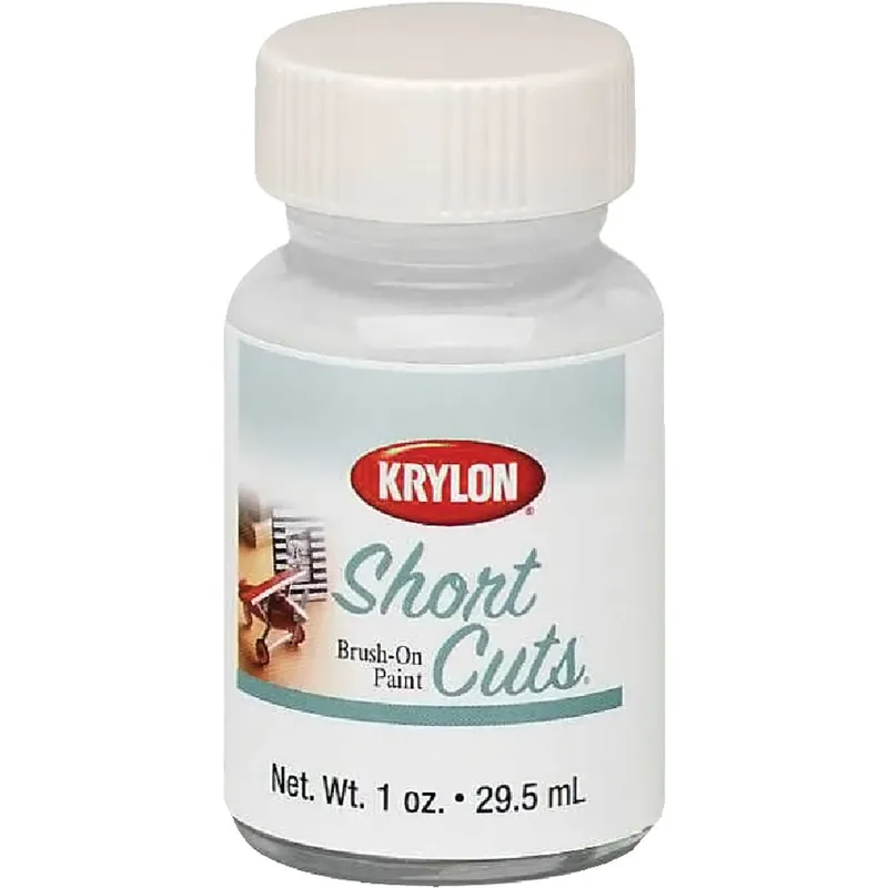 Krylon SCB-025 Short Cuts White High Gloss 1 Fl. Oz. Hobby Paint