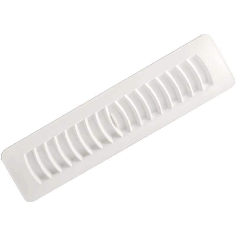 Imperial RG1449 2-1/4 In. x 12 In. White Plastic Louvered Floor Register