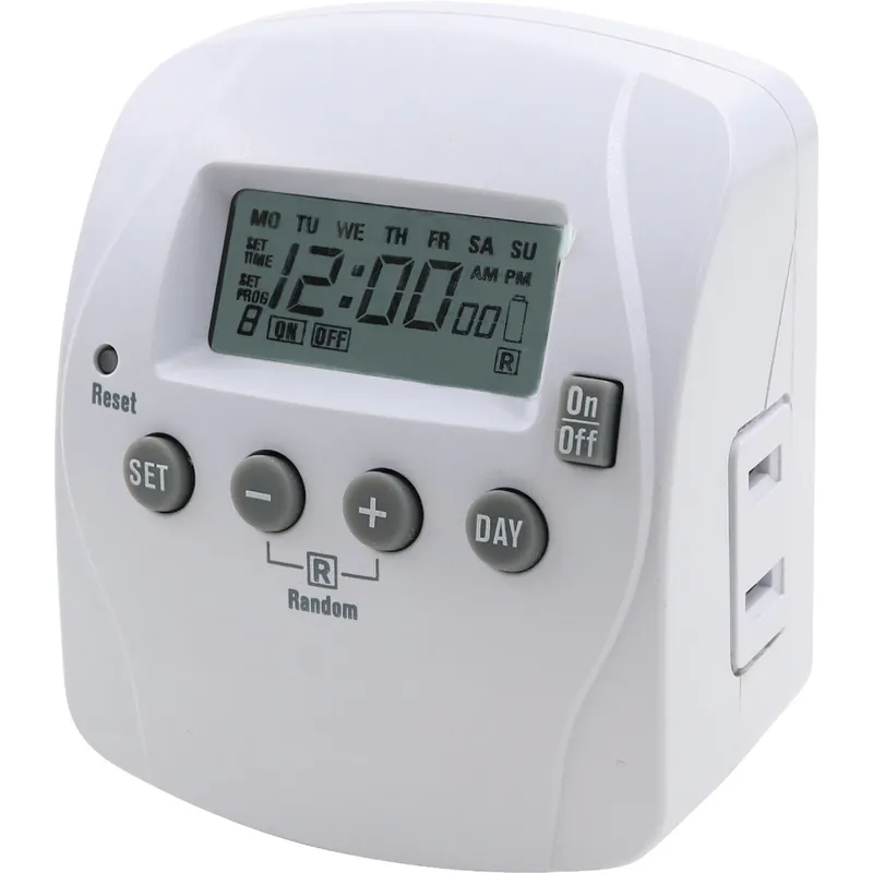Prime Wire TND002 Prime 125V Indoor 7-Day Digital Timer