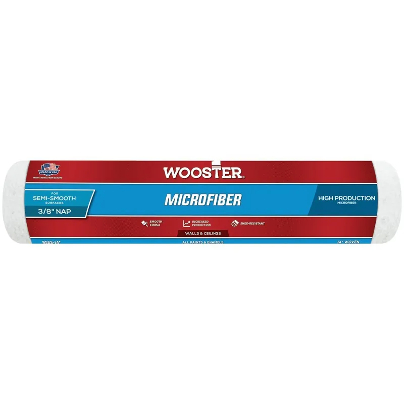 Wooster Brush R523-14 Roller Cover 14 In. x 3/8 In. Microfiber