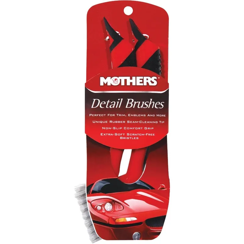 Mothers 156200 Detailing Brush (2-Pack)