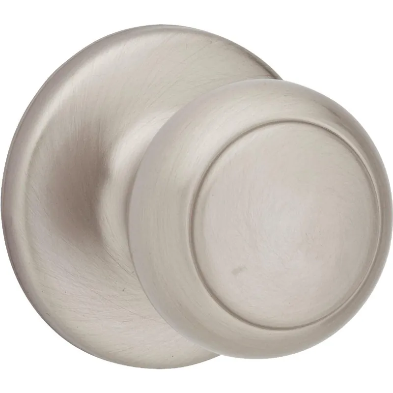 Kwikset 200CV15CP Cove Satin Nickel Hall & Closet Door Knob