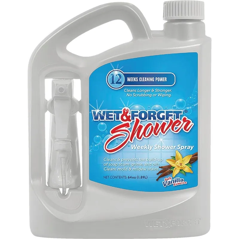 Wet & Forget 801064 Soft Vanilla Essence Weekly Shower Cleaner