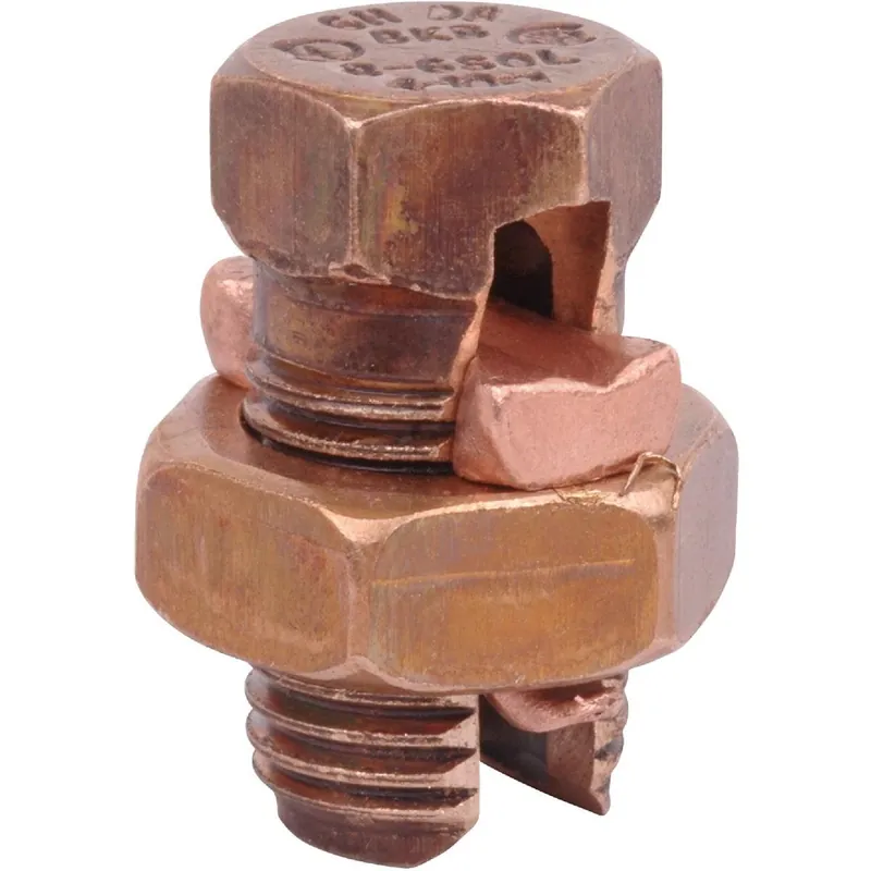 ABB E6H25 Blackburn 6 Sol. to 8 Sol. Silicon Bronze Alloy High-Strength Split Bolt Connector